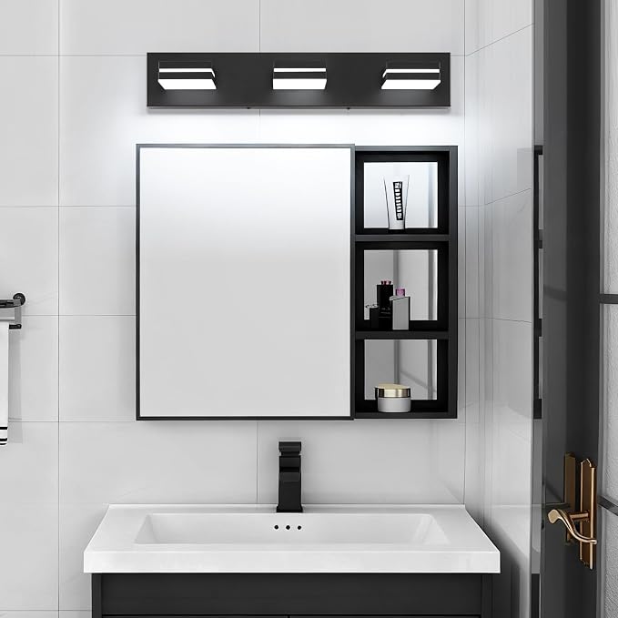 SineRise LED Modern Bathroom Vanity Light Fixtures, Modern Acrylic Bathroom - Image 8