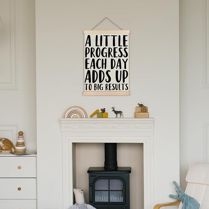 Supwhd Aesthetics Positive Affirmations Wall Decor, Inspirational Add Up to Big - Image 3
