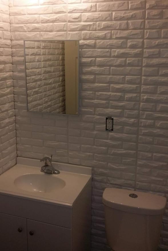 Art3d 19.7" x 19.7" Wall Panel Brick - Image 2