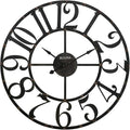 Bulova C4821 Oversize Gabriel Wall Clock, Rustic Brown by BulovaCorporation