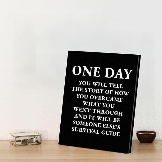 Inspirational Quotes Wall Art Decor, Motivational Success Canvas Painting - Image 6