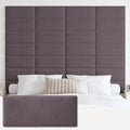 IFNOW Wall Mounted Upholstered Headboard Full, 3D Peel and Stick Soundproof by IFNOW