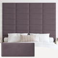 IFNOW Wall Mounted Upholstered Headboard Queen, 3D Peel and Stick Soundproof by IFNOW