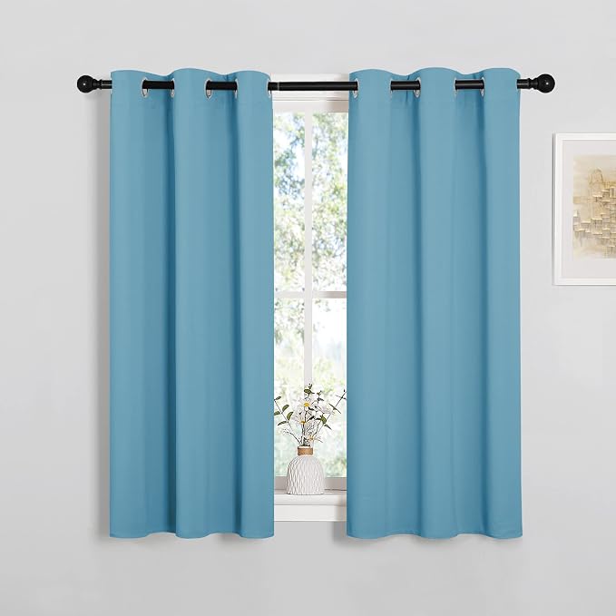 NICETOWN Thermal Insulated Curtains Blackout Draperies, Window Treatment Solid - Image 2