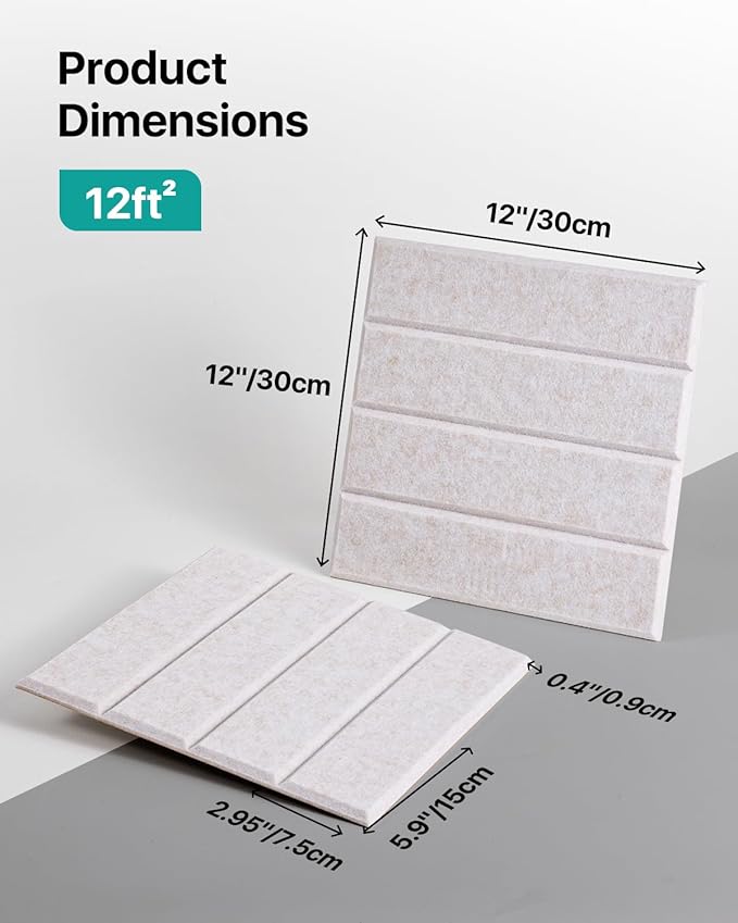 12 Pack Sound Proof Foam Panels - Image 6