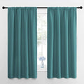 NICETOWN RV Blackout Curtains for Camper Windows, Sea Teal, Short Blackout by NICETOWN