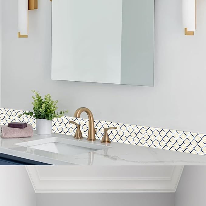 HOMETITUTE Wallpaper Border Peel and Stick Decorative Wall Trim Self Adhesive - Image 5