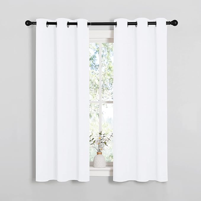 NICETOWN 50% Light Blocking Curtain Panels by NICETOWN
