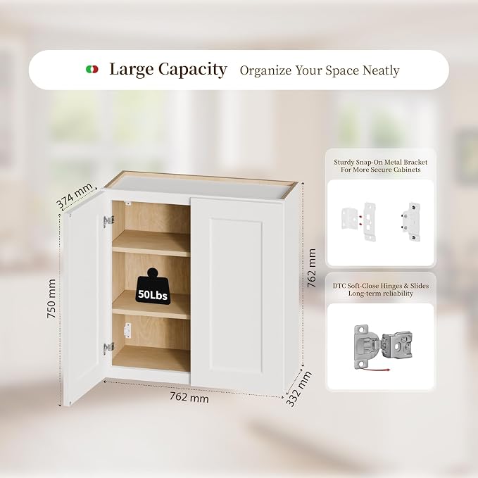 Kisart Laundry Room Cabinets Wall Mounted - Image 11