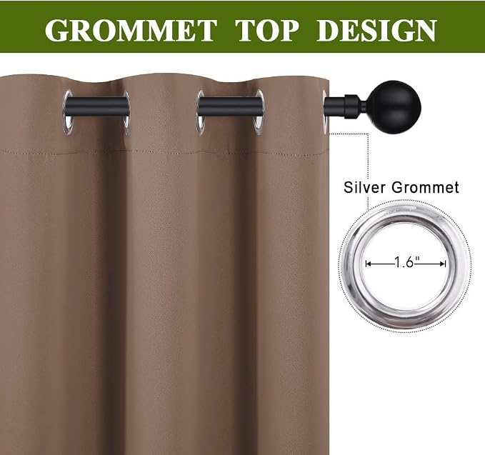 NICETOWN Wall Dividers for Rooms, Sound Barrier Room Divider Curtain Screen - Image 2