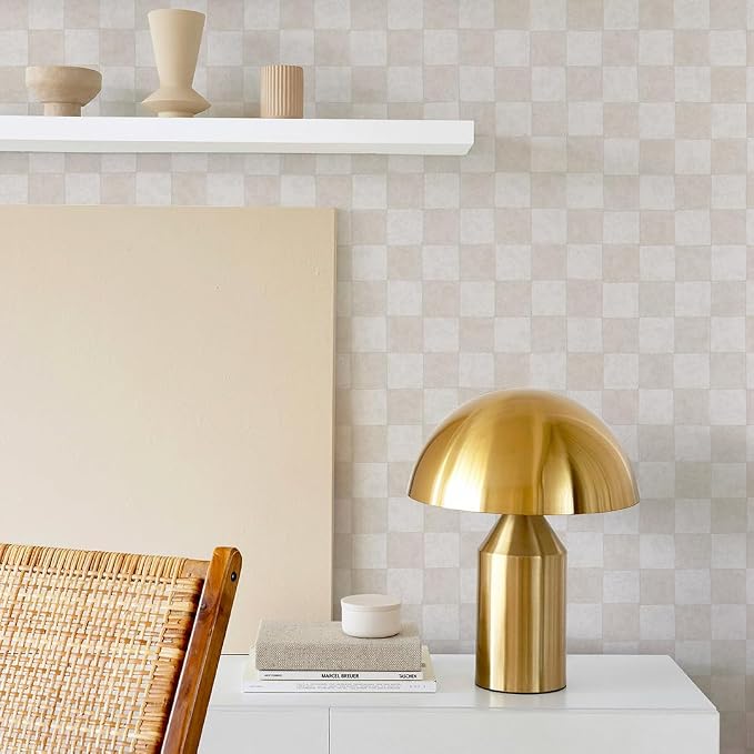 Tempaper x Jeremiah Brent Classic Check Textured Removable Peel and Stick - Image 4