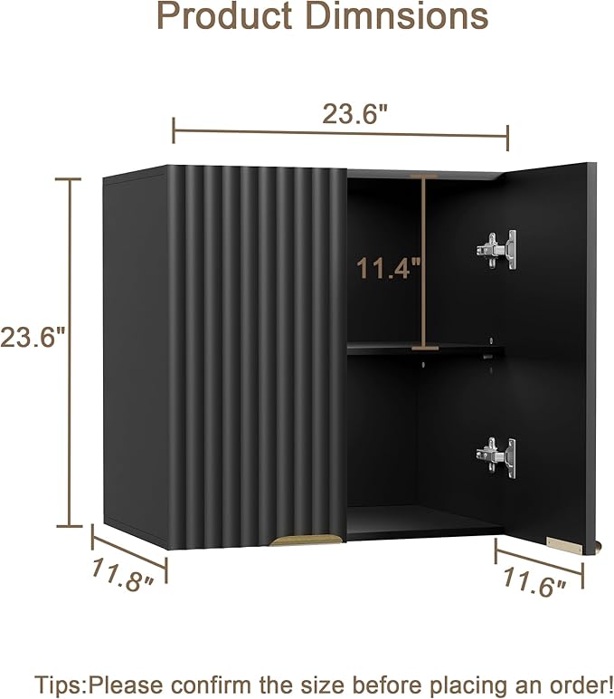 ChooChoo Bathroom Wall Cabinet, Kitchen Storage Cupboard Cabinet - Image 3