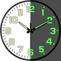 Glow in The Dark Wall Clock Non Ticking, 10 inch Silent Wall Clocks Battery by MABPEDO