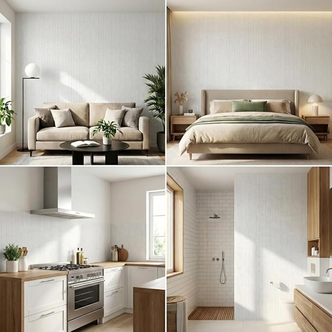 3D Wall Panels Peel and Stick – 15.74" x 118" PVC Faux Texture Wall Covering - Image 2