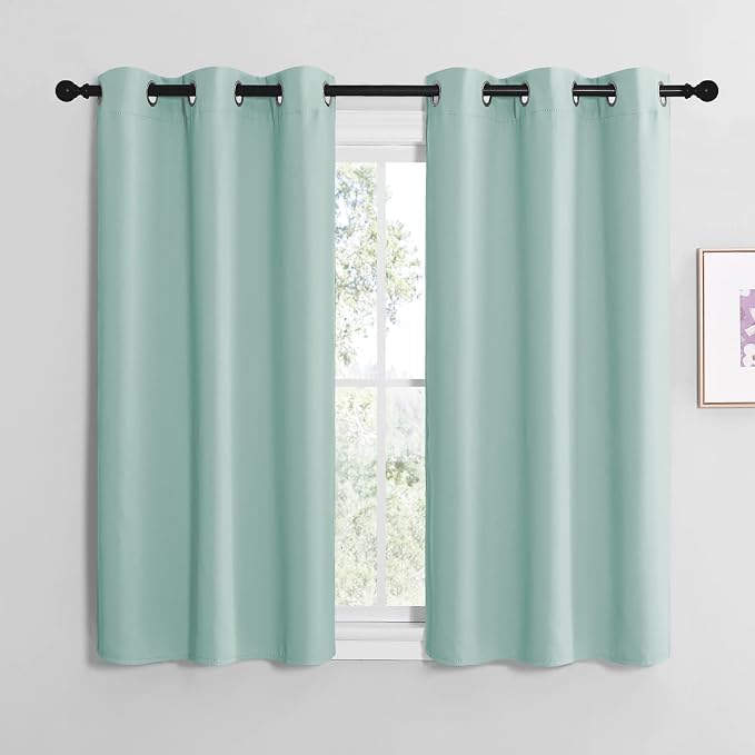 NICETOWN Aqua Blue Room Darkening Curtains by NICETOWN