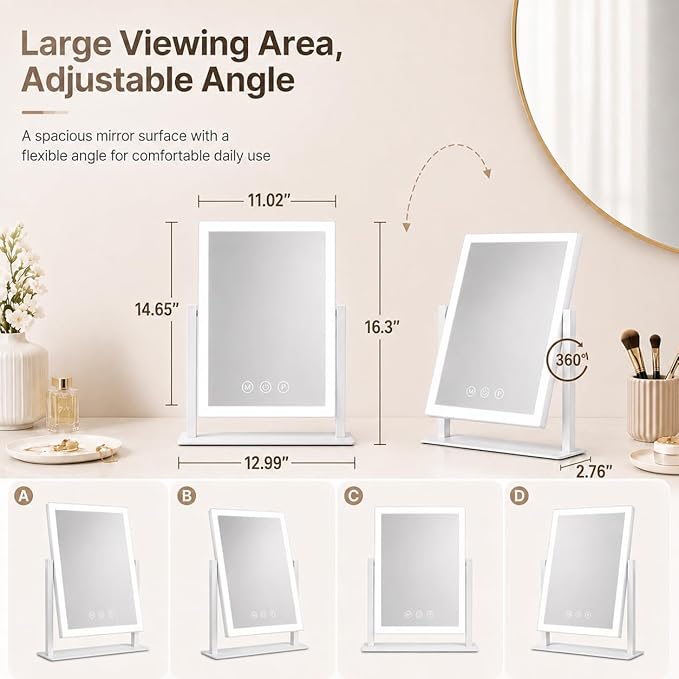 ROLOVE 16"x13" Vanity Mirror - Image 4