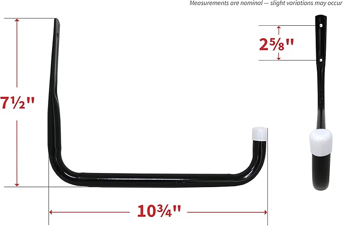 Shepherd Hardware 8091E Heavy Duty Steel 10-Inch Garage Storage Utility Hooks - Image 4