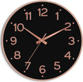 Roymnie Wall Clock, Silent Wall Clocks Battery Operated 8 Inch-Modern Non by Unknown