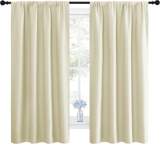 NICETOWN Blackout Curtains for Living Curtains, Room Darkening Window Curtain - Image 2