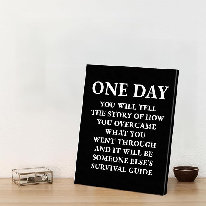 Inspirational Quotes Wall Art Decor, Motivational Success Canvas Painting - Image 6