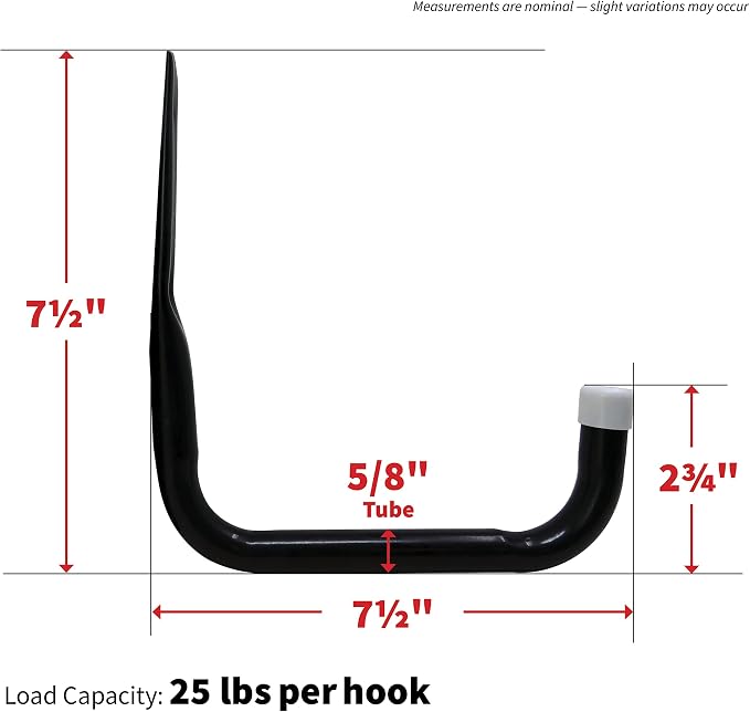 Shepherd Hardware 8090E Heavy Duty Steel Garage Storage/Large Utility Hooks - Image 7