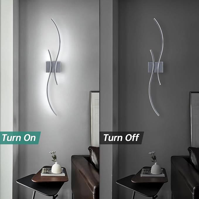 CANEOE Modern LED Wall Sconce, 39Inch LED Bathroom Vanity Light, 6000K Modern - Image 5