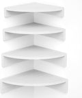 Alsonerbay White Corner Shelf Wall Mount, Large Wooden Shelves by Alsonerbay