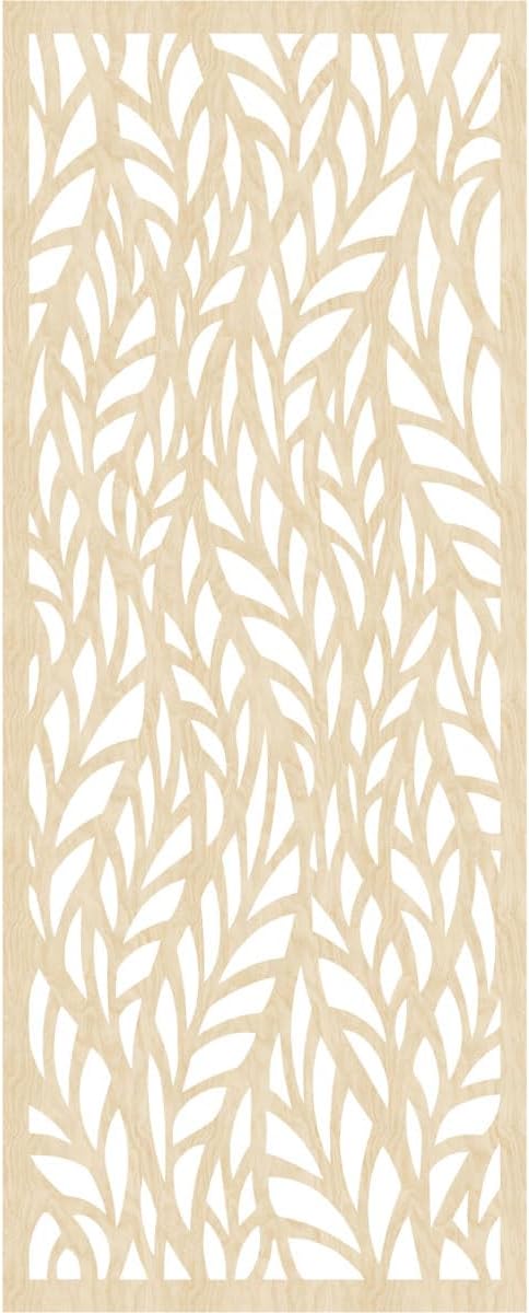 Ortonville Decorative Pierced Fretwork Wood Wall Panels, 31 3/8"W x 79 3/8"H x - Image 2
