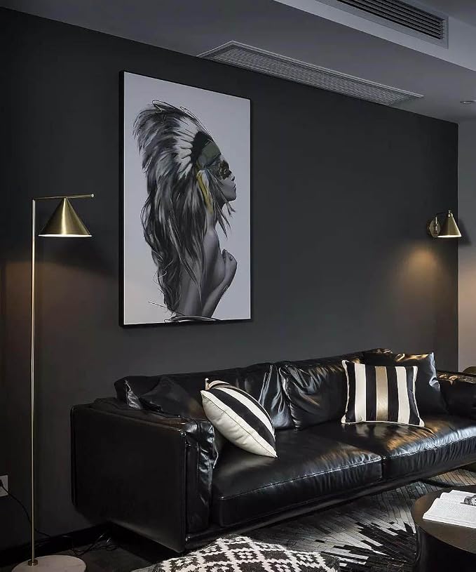 118"x17.7" Black Peel and Stick Wallpaper Black Contact Paper Decorative Self - Image 6