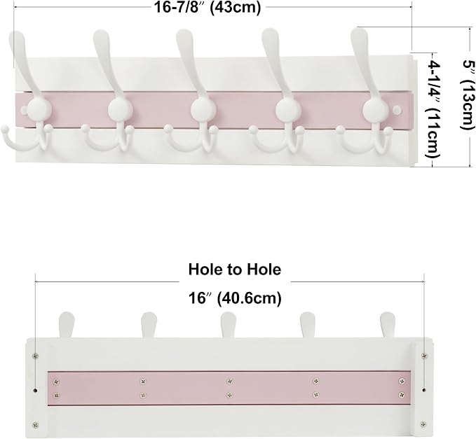 SKOLOO Coastal Wall Mounted Coat Rack - Image 6
