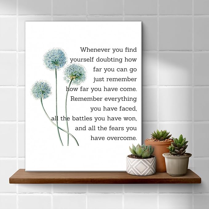 Motivational Quotes Wall Art Decor, Inspirational Graduation Decor Gift - Image 4