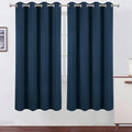 LEMOMO Blackout Curtains 66 x 72 Inch Long Navy Blue Curtains Set of 2 Panels by Lemomo