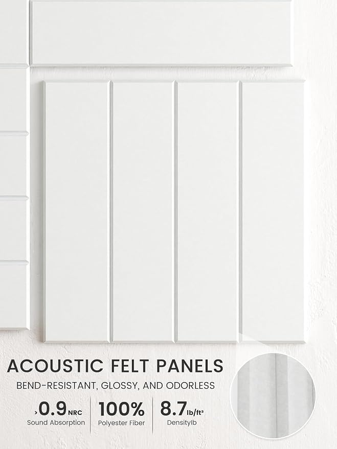 Bumusty Large Cork Board Alternative-48 x 36" Felt Bulletin Board Tiles - Image 3