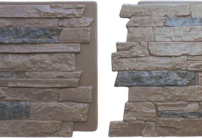 Ekena Millwork 49"W x 25 1/2"H x 1 1/4"D Acadia Ledge Stacked Stone, StoneWall - Image 8