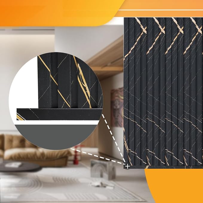 OUZUGIE 8-Pack 57 Inches, WPC Slat Wall Panel Trim, Corner Guard - Image 5