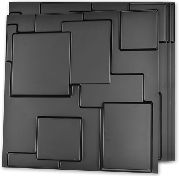 Art3d 19.7" x 19.7" Wall Panel City by Art3d