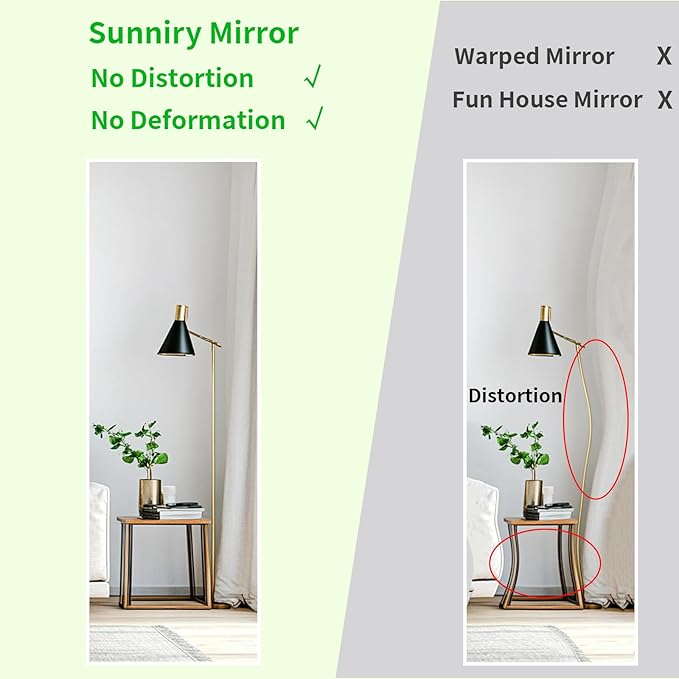 Sunniry Floor Mirror Full Length 56x18 inch, Full Length Mirror - Image 4