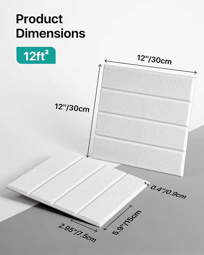 12 Pack Sound Proof Foam Panels - Image 6