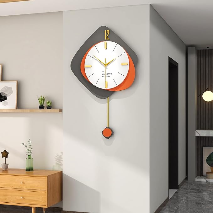 FLEBLE Large Wall Clocks for Living Room Decor Big Modern Decortive Wall Clock by DecorationWallClock