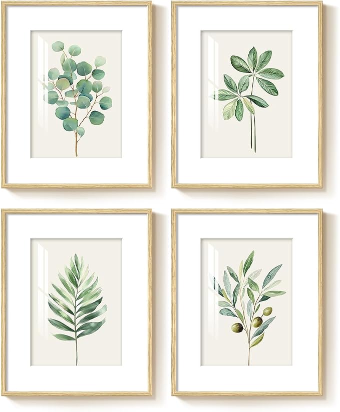 Framed Sage Green Botanical Wall - Image 8