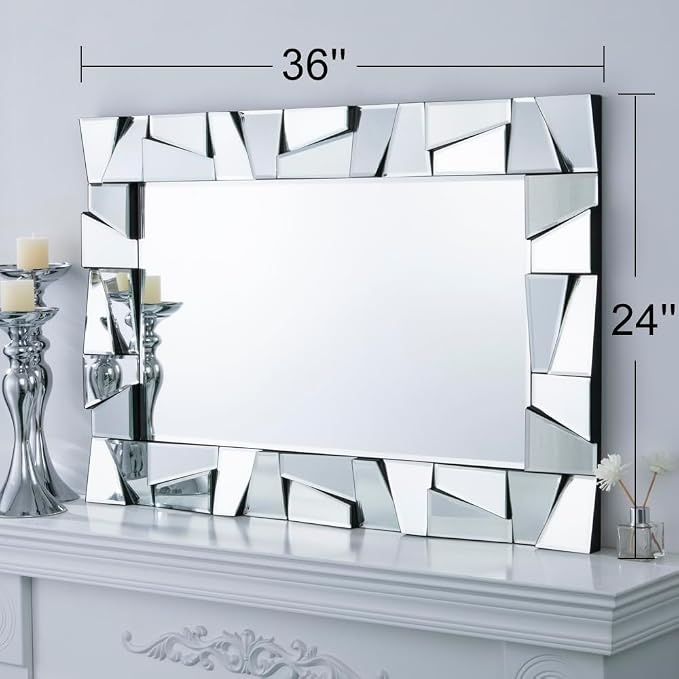 Chende Decorative Mirror for Wall, Large Wall Mirror - Image 3