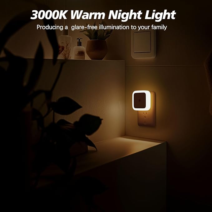 Sujeet Night Light, Night Lights Plug into Wall 4-Pack, Nightlight Plug in - Image 3