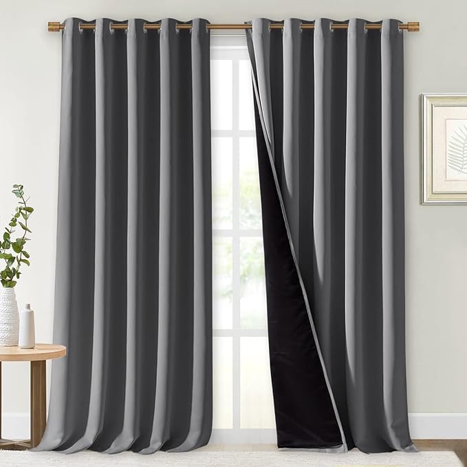 NICETOWN Total Shade Curtains and Draperies, Heavy-Duty Full Light Shading by NICETOWN