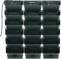 18 Pots Self-Watering Vertical Garden Planter Wall Mounted, by Fichiouy