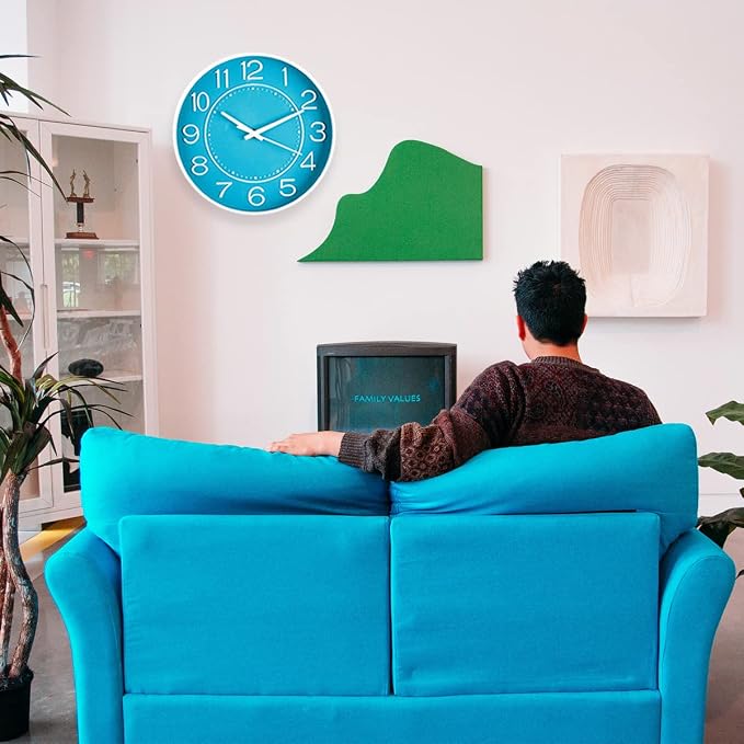 HZDHCLH 10 inch Small Wall Clocks Battery Operated, Silent Non Ticking Modern - Image 6