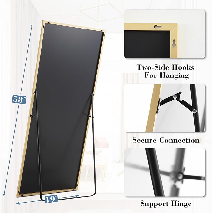 DUMOS 19"x58" Full Length Mirror - Image 5