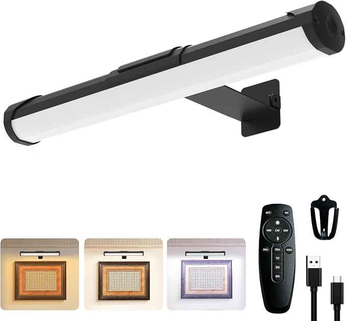 MIOBLUE Picture Light Battery Operated, 13.8in Wireless Art Light by MIOBLUE