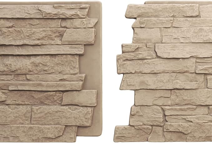 EverStone Acadia Ledge Faux Stone Panel, Valley Spring Color - Image 8