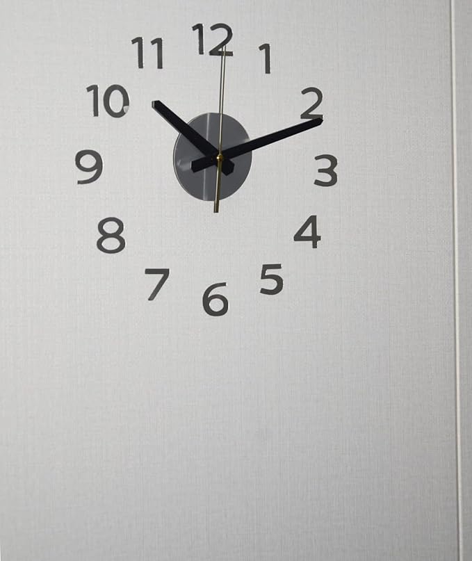 OceeK DIY Wall Clock, Modern Silent Non-Ticking, Battery Operated, 3D Quality - Image 5
