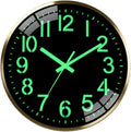 Luminous wall Clock Modern Silent Wall Clock, Non-Ticking Battery Operated Wall by Unknown